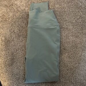 Peloton teal cadent leggings full length